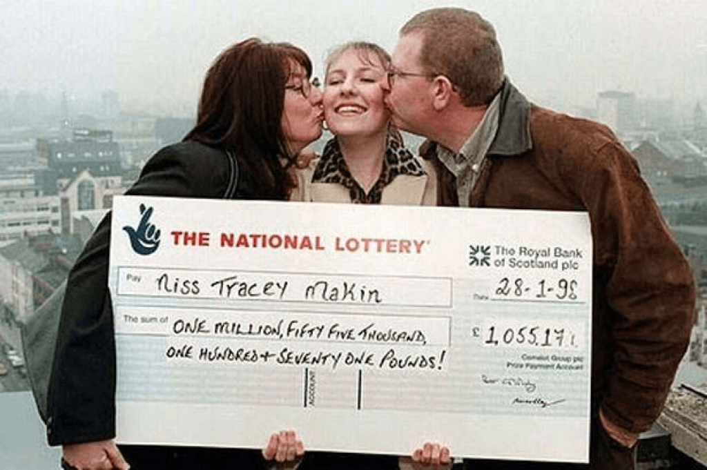 Tracey Makin (16 years old, £1,055,101 Lottery Winner)