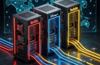 Netflix Youtube Disney servers