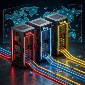 Netflix Youtube Disney servers